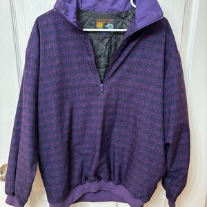 Vintage Forrester's Gore-Tex Purple Quarter Zip Windbreaker Size Medium